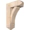 Ekena Millwork Thorton Arts and Crafts Smooth Bracket w/ Offset Brace, Douglas Fir, 7 1/2"W x 20"D x 28"H BKT0806X20X28THR03SDF - alternate 1